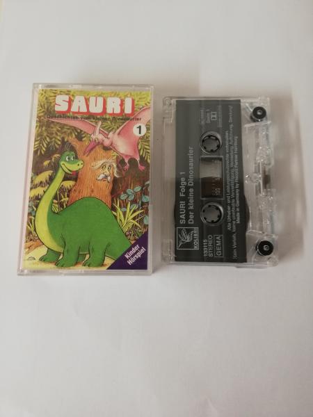 Sauri Folge 1 Geschichten vom kleinen Dinosaurier Transparent mit Weißen Druck 133115
