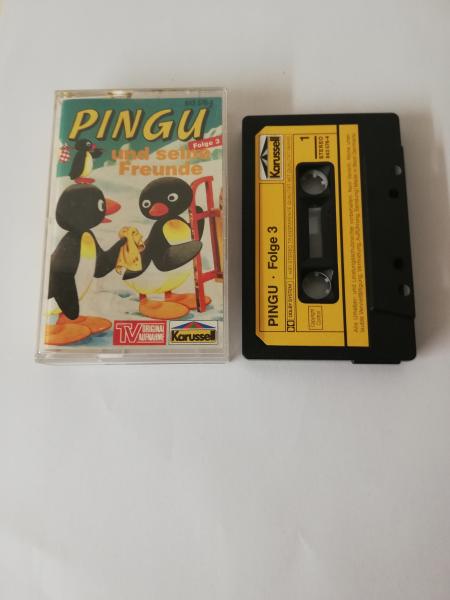 Pingu Folge 3 und seine Freunde Gelb mit Schwarzen Druck 843576-4 Karussell