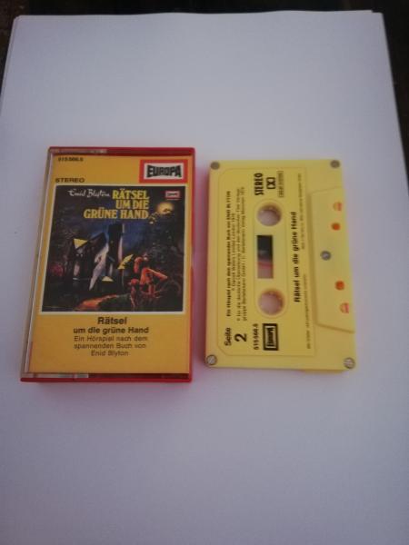Enid Blyton Folge 1 Rätsel um die grüne Hand 5-fach Silber Geschraubt Gelb mit Gelben Aufkleber 515566.5