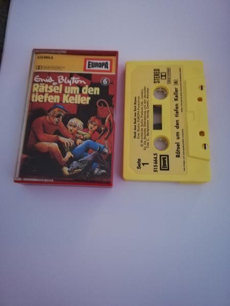 Enid Blyton Folge 6 Rätsel um den tiefen Keller Gelb mit Gelben Aufkleber 515664.5 Europa