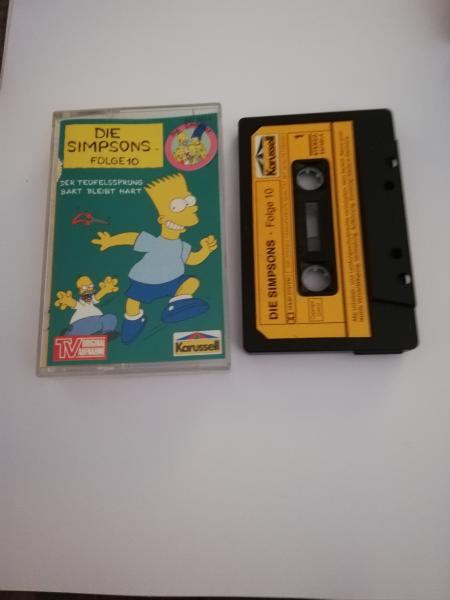 Die Simpsons Folge 10 Der Teufelssprung/Bart bleibt hart Schwarz mit Gelben Aufkleber 847481-4 Karussell