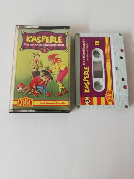 Kasperle Folge 3 Das Knoblauchmännchen 5-fach Silber geschraubt Weiß mit Lila Aufkleber 4.27573 CD Kiosk