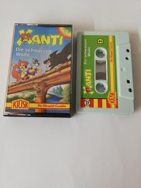 Xanti Folge 12 Die schwarzen Wölfe Weiß mit Grünen Aufkleber 4.27912 Kiosk