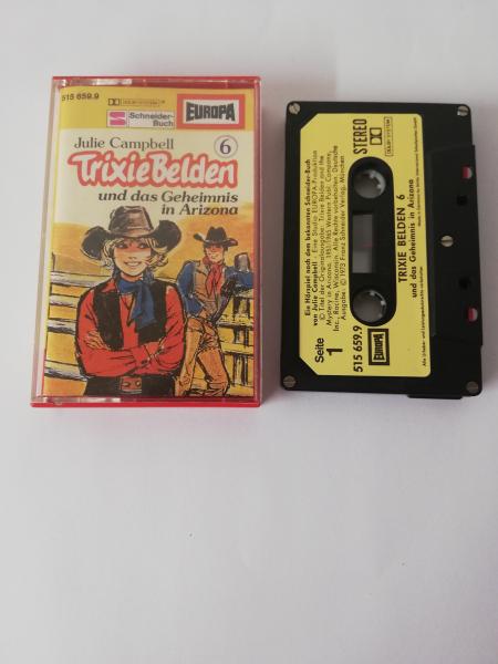 Trixie Belden Folge 6 und das Geheimnis in Arizona 5-fach Silber geschraubt Schwarz mit Beigen Aufkleber 515659.9 Europa