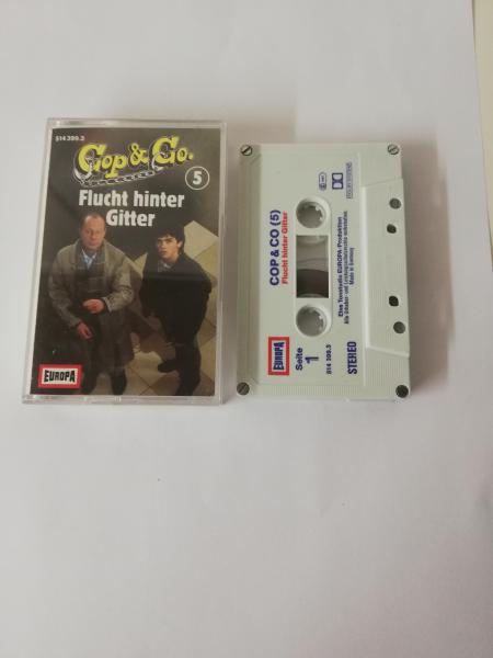 Cop&Co Folge 5 Flucht hinter Gitter 4-fach Silber geschraubt Weiß mit Blau Roten Druck 514399.3