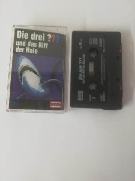 Die Drei Fragezeichen Folge 30 und das Riff der Haie Schwarz 8287674448 4/3 Europa