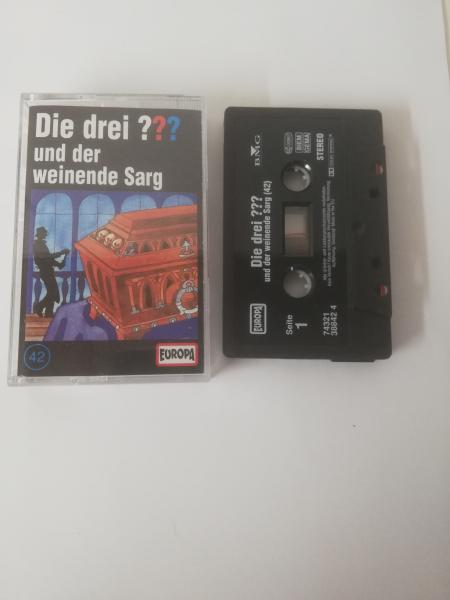 Die Drei Fragezeichen Folge 42 und der weinende Sarg Schwarz 8287685794 4/3 Europa