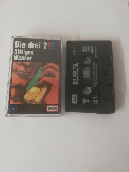 Die Drei Fragezeichen Folge 59 Giftiges Wasser 5-fach Schwarz geschraubt 8869744636 4/2
