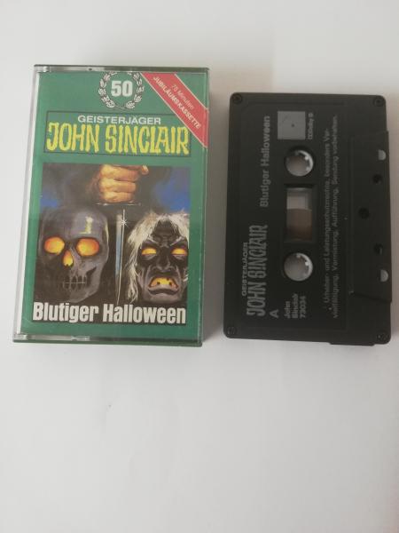 Geisterjäger John Sinclair Folge 50 Blutiger Halloween 5-fach Schwarz geschraubt Schwarz mit Weißen Druck 73034