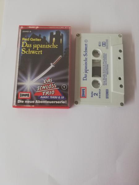 Das Schlosstrio Folge 1 Das japanische Schwert 4-fach Silber geschraubt Weiß mit Blauen Druck 514401.9