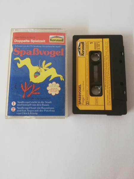 Spaßvogel Folge 1 und 2 Doppelte Spielzeit Schwarz mit Gelben Aufkleber 45805 9 Karussell Doppelte Club-Edition