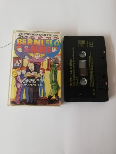 Berni, Flo & Bine Der Schatz auf Burg Scharfenstein Schwarz mit Goldenen Druck 99.133 Junior