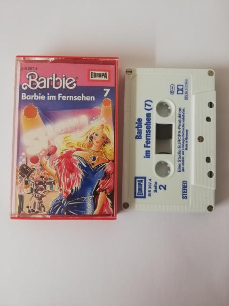Barbie Folge 7 Barbie im Fernsehen 5-fach Silber geschraubt Weiß mit Blauen Druck 515267.4