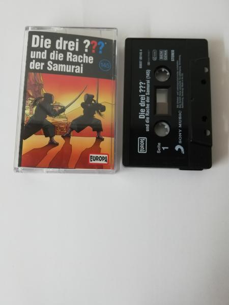 Die Drei Fragezeichen Folge 145 und die Rache der Samurai Schwarz mit Weißen Druck 8869780145 4 Europa