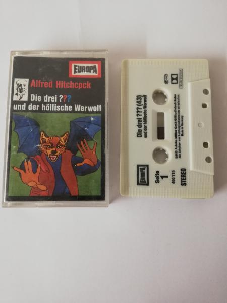 Die Drei Fragezeichen Folge 43 und der höllische Werwolf Grau mit Schwarzen Druck 490715-209 Europa