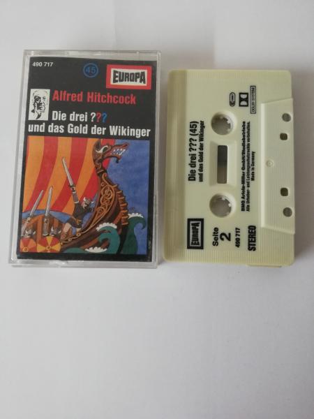 Die Drei Fragezeichen Folge 45 und das Gold der Wikinger Grau mit Schwarzen Druck 490717 Europa