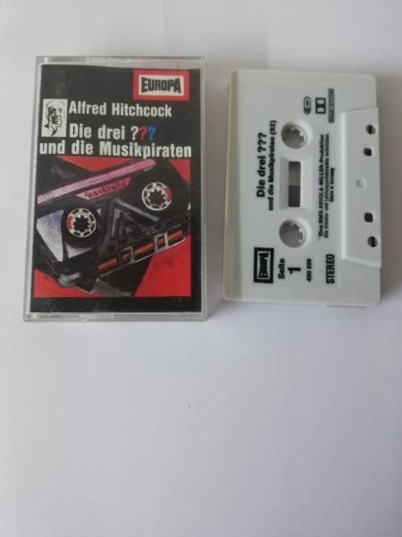 Die Drei Fragezeichen Folge 52 und die Musikpiraten Grau mit Schwarzen Druck 490589-209 Europa