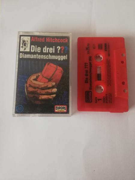 Die Drei Fragezeichen Folge 65 Diamantenschmuggel Rot mit Schwarzen Druck 7432131315 4 PC 209 Europa