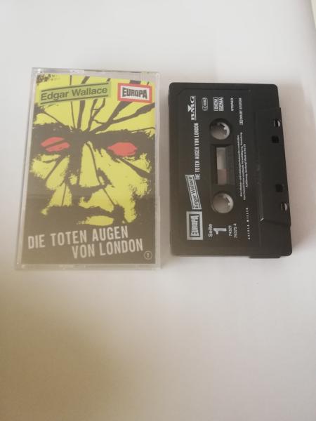 Edgar Wallace Folge 1 Die Toten Augen von London Schwarz mit Weißen Druck 7432179375 4 Europa