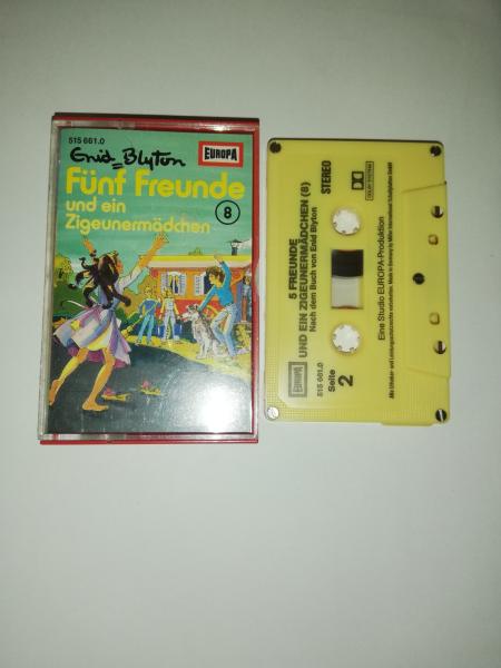 Fünf Freunde Folge 8 und ein Zigeunermädchen 5-fach Silber geschraubt Gelb 515661.0(Blau-Oranges-Cover)