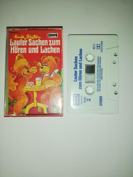 Enid Blyton Lauter Sachen zum Hören und Lachen Weiß mit Blauen Druck 515411.1 Europa