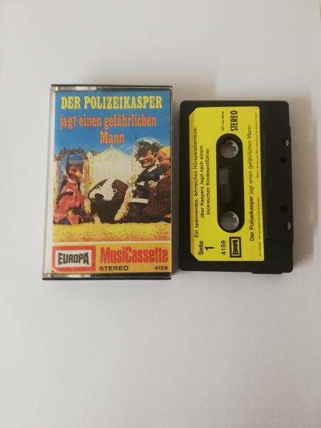 Der Polizeikasper jagt einen gefährlichen Mann Schwarz mit Gelben Aufkleber 4159 Europa