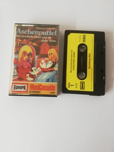 Aschenputtel/Der gescheite Hans und die dicke Trine Schwarz mit Gelben Aufkleber 4127 Europa