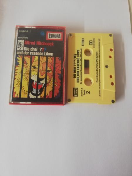 Die Drei Fragezeichen Folge 15 und der rasende Löwe 5-fach Silber geschraubt Gelb 515915.6