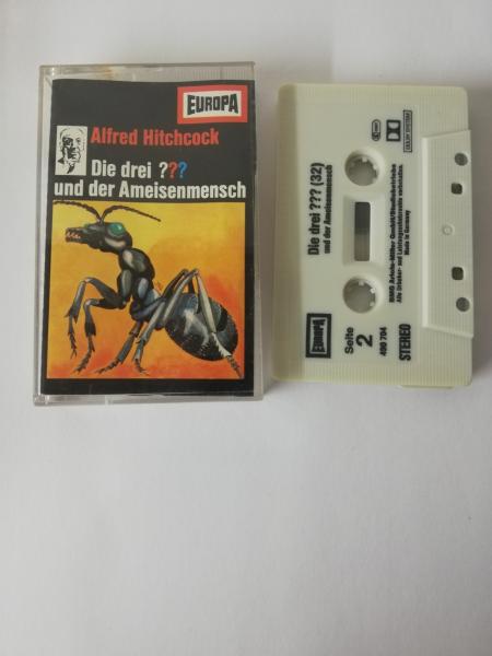 Die Drei Fragezeichen Folge 32 und der Ameisenmensch Grau mit Schwarzen Druck 490704-209 Europa