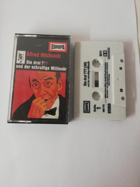 Die Drei Fragezeichen Folge 46 und der schrullige Millionär Grau mit Schwarzen Druck 490718-209 Europa