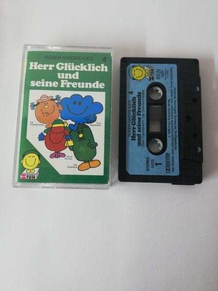 Herr Glücklich und seine Freunde Folge 4 5-fach Schwarz geschraubt Schwarz mit Blauen Aufkleber 5026 Schneiderton