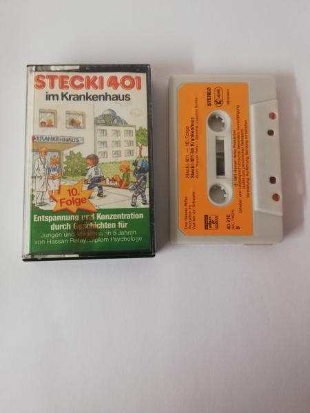 Stecki 401 Folge 10 im Krankenhaus Grau mit Orangen Aufkleber 40210 Schwann