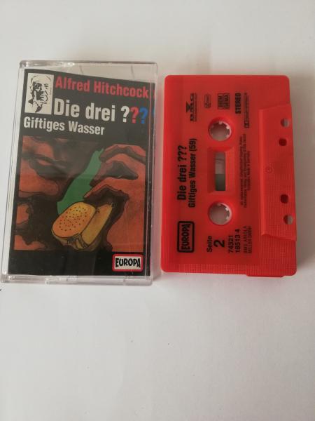 Die Drei Fragezeichen Folge 59 Giftiges Wasser Rot mit Schwarzen Druck 7432118513 4 PC 209 Europa