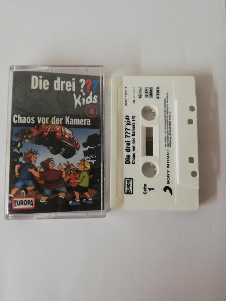 Die Drei Fragezeichen Kids Folge 4 Chaos vor der Kamera Weiß mit Schwarzen Druck 8869744004 4 Europa