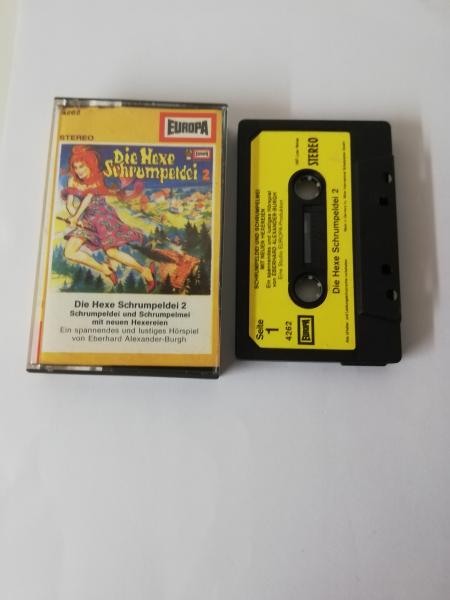 Die Hexe Schrumpeldei Folge 2 Schrumpeldei und Schrumpelmei mit neuen Hexereien Schwarz mit Gelben Aufkleber 4262 Europa