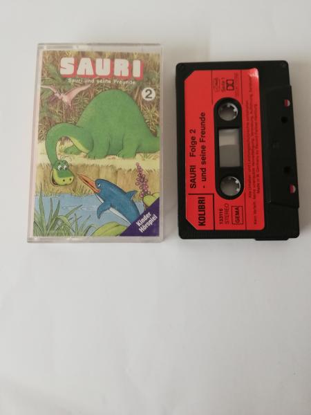 Sauri Folge 2 Sauri und seine Freunde 5-fach Schwarz geschraubt Schwarz mit Roten Aufkleber 133116 Kolibri