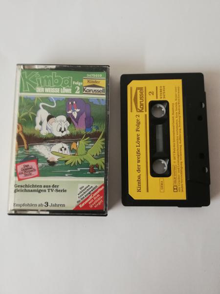 Kimba der weiße Löwe Folge 2 Schwarz mit Gelben Aufkleber 3475010 Karussell
