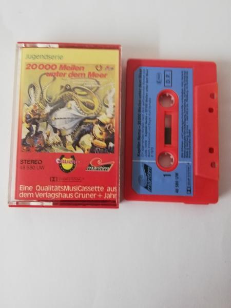 20000 Meilen unter dem Meer Rot mit Blauen Aufkleber 48580 UW Maritim