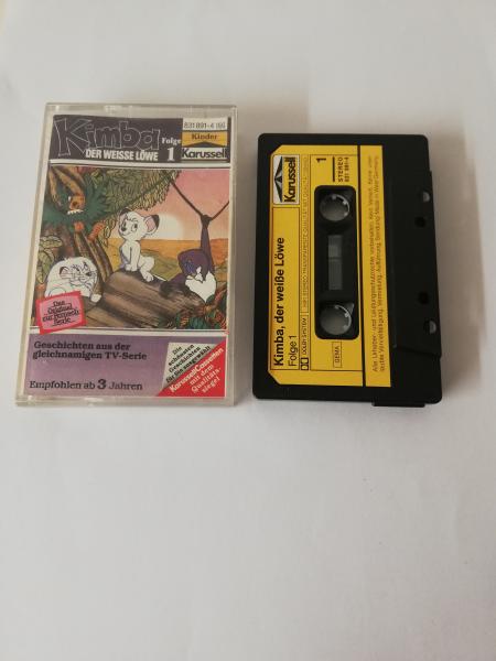 Kimba der weiße Löwe Folge 1 Schwarz mit Gelben Aufkleber 831891-4 Karussell
