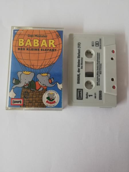 Babar der kleine Elefant Folge 12 Das Monster Grau mit Schwarzen Druck 490271-215 Europa