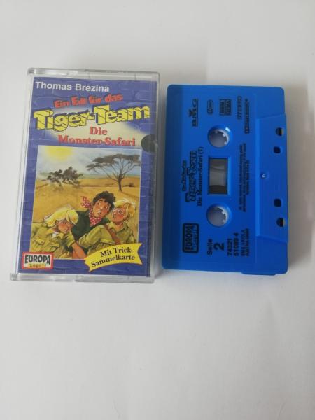 Tiger-Team Folge 7 Die Monster-Safari Blau mit Schwarzen Druck 7432151089.4 Europa
