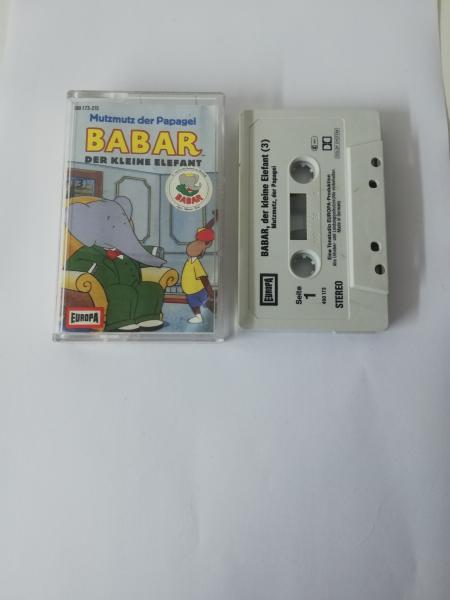 Babar der kleine Elefant Folge 3 Mutzmutz der kleine Papagei Grau mit Schwarzen Druck 490173-215 Europa
