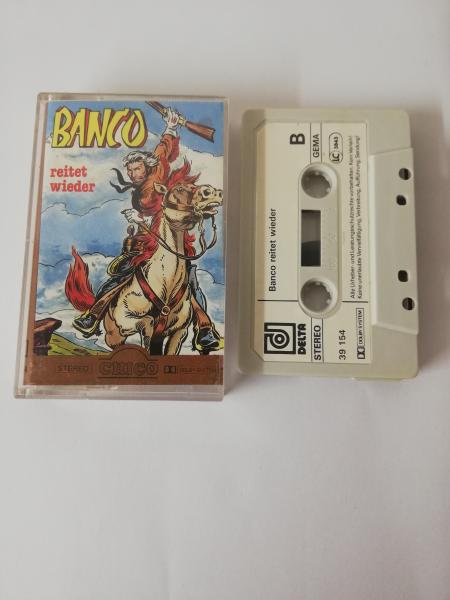 Banco reitet wieder Grau mit Weißen Aufkleber 39154 Delta