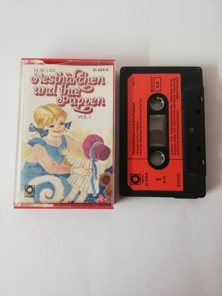 Nesthäkchen und ihre Puppen Vol.1 4-fach Schwarz geschraubt Schwarz mit Roten Aufkleber 31424-5 Sonocord