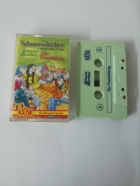 Grimms Märchen Folge 5 Schneewittchen und die sieben Zwerge/Der Froschkönig Weiß mit Blauen Druck Kiosk Der grüne Punkt