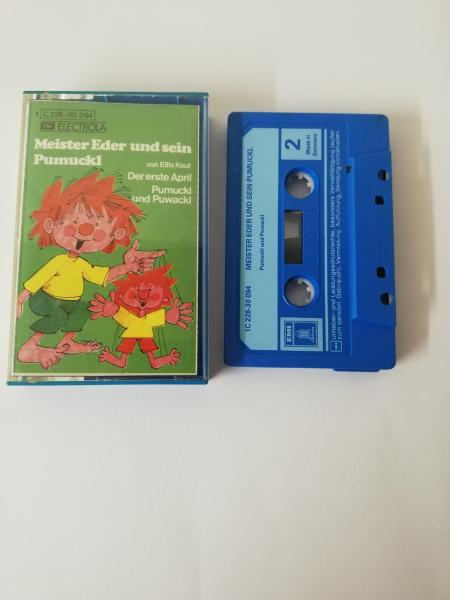 Pumuckl Der erste April/Pumuckl und Puwackl Blau mit Blauen Aufkleber 1C228-30094 EMI Electrola Columbia