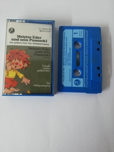 Pumuckl und das goldene Herz/Der Waldspaziergang Blau mit Blauen Aufkleber 1C228-32765 EMI Electrola Columbia