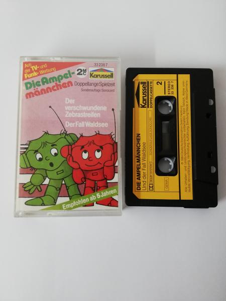 Die Ampelmännchen Doppelfolge Der verschwundene Zebrastreifen/ Der Fall Waldsee Schwarz mit Gelben Aufkleber 33238 7 Sonderauflage Sonocord Karussell