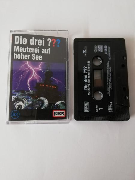 Die Drei Fragezeichen Folge 83 Meuterei auf hoher See Schwarz 7432154765 4 (Schriftzug Logo fehlt)