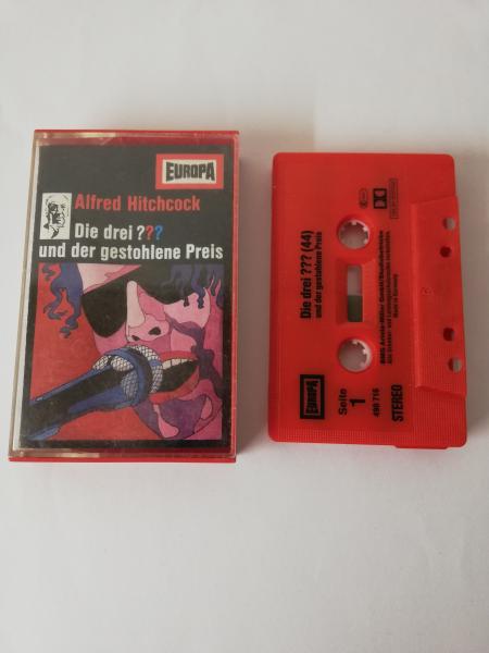 Die Drei Fragezeichen Folge 44 und der gestohlene Preis Rot mit Schwarzen Druck 490716-209 Europa